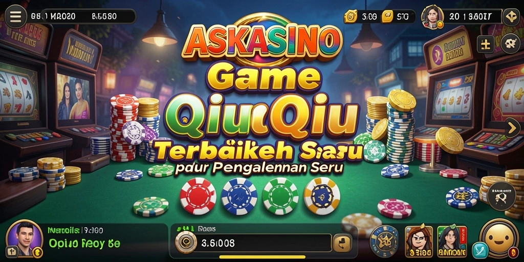 Tampilan gameplay seru di ASKASINO dengan suasana QiuQiu.