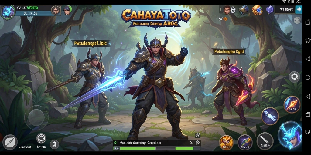 Tangkapan layar gameplay CAHAYATOTO yang menampilkan pertarungan mendebarkan.