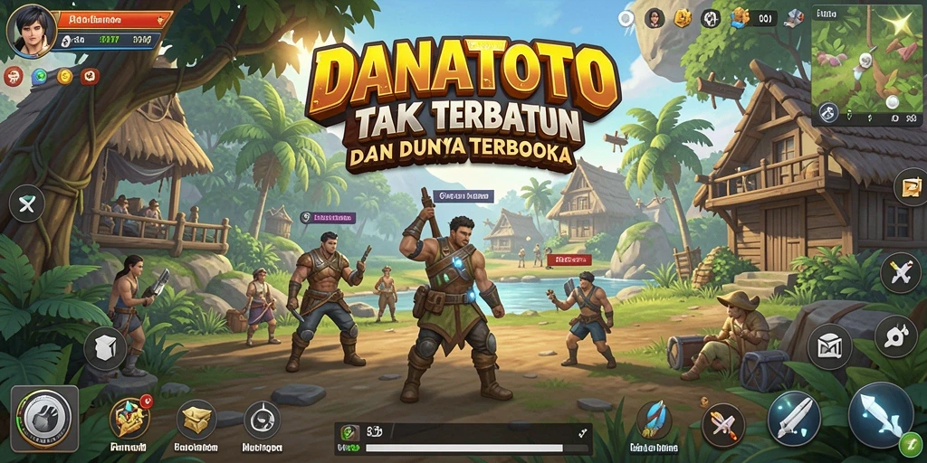 Gameplay Open World yang mendebarkan dalam DANATOTO.