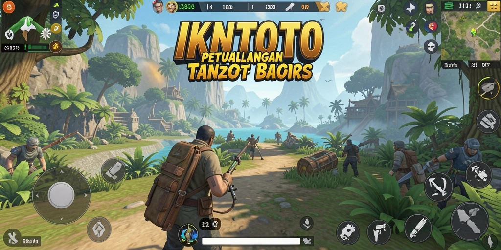 Tampilan gameplay Open World yang memukau dalam IKNTOTO.