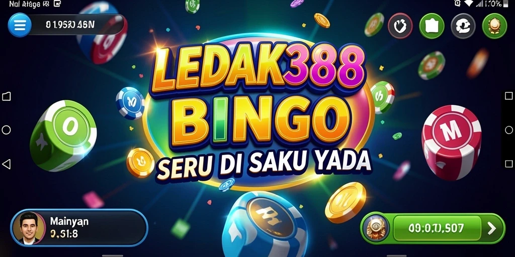 Screenshot LEDAK388 menampilkan gameplay Bingo yang seru dan interaktif.