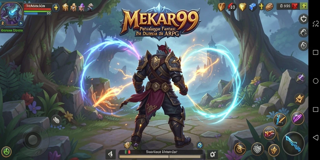 Tampilan gameplay mendebarkan dari MEKAR99 yang penuh aksi.