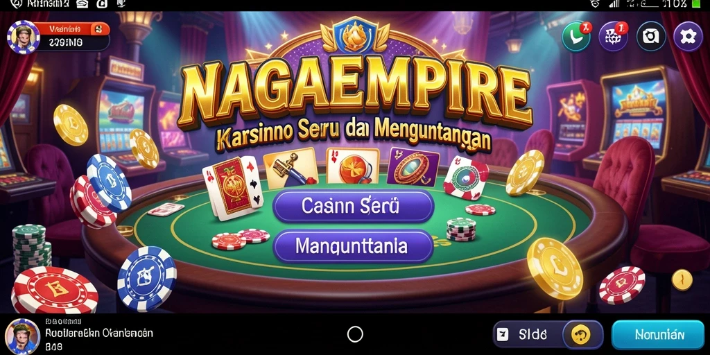 Tampilan menarik dari gameplay Kasino di NAGAEMPIRE.