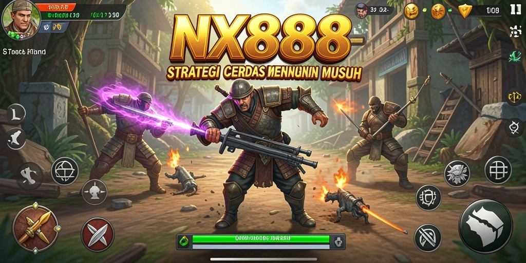 Tampilan gameplay NX888 yang penuh strategi dan aksi seru.