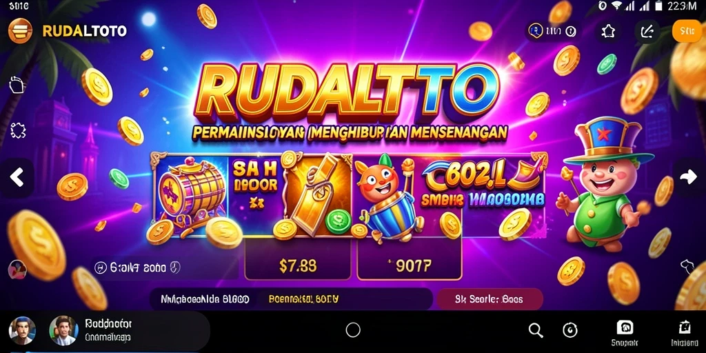 Tampilan menarik dari gameplay RUDALTOTO yang memikat.