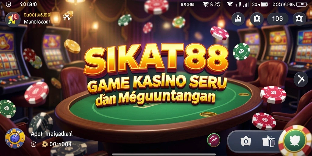 Screenshot SIKAT88 menunjukkan gameplay menarik dalam permainan Kasino.