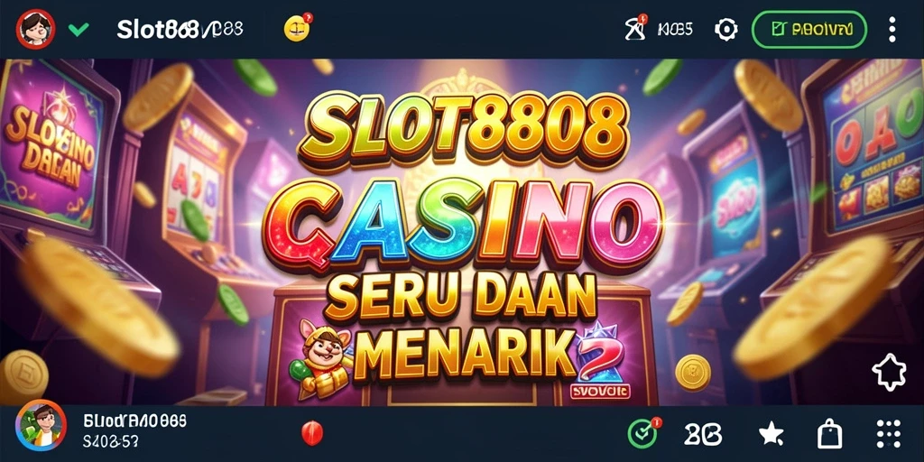 Gameplay kasino yang menegangkan dan seru di SLOT8808.