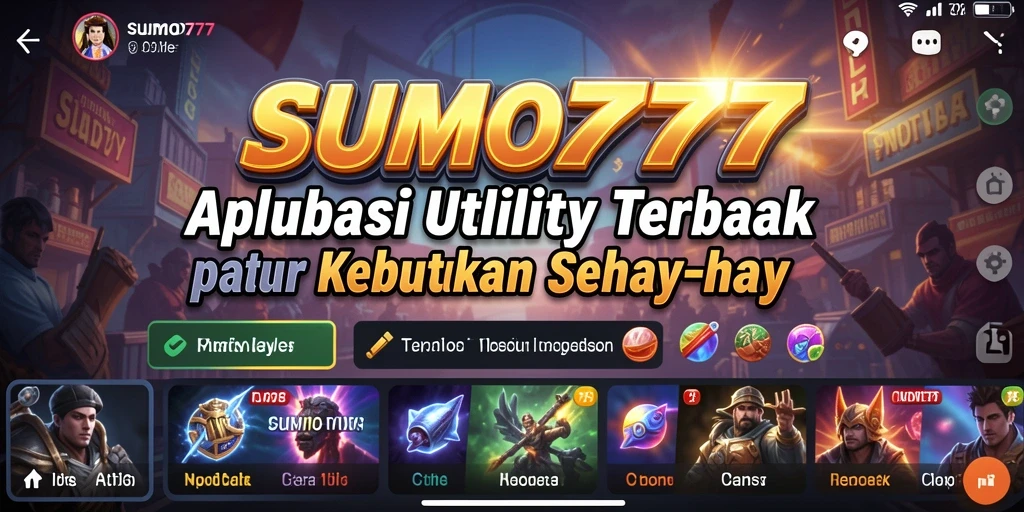 Tampilan antarmuka aplikasi SUMO777 yang intuitif dan mudah digunakan.