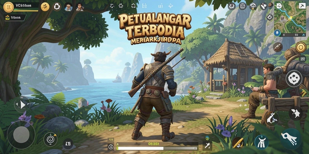 Tangkapan layar gameplay <strong>VC55</strong> menunjukkan petualangan Open World yang mendebarkan.