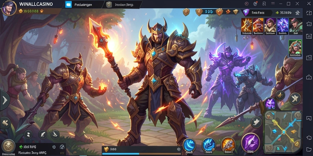 Gameplay seru <strong>WINALLCASINO</strong> dengan karakter dinamis dan tantangan menarik.